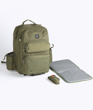 Tacpac 'D-Ploy' Hunter Green Nappy Bag Set
